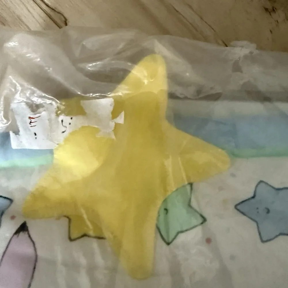 RARE HTF Bright Future Baby Nursery Wall Hanging Cat Stars Dog NEW In Package